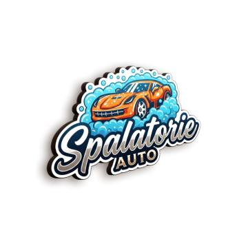 Firma luminoasa volumetrica Spalatorie Auto