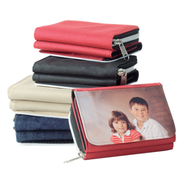 Portofel textil Jeans in cutie de la Sublirom Co. SRL