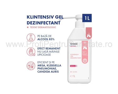 Gel dezinfectant maini Klintensiv 1000 ml de la Profi Pentru Sanatate Srl