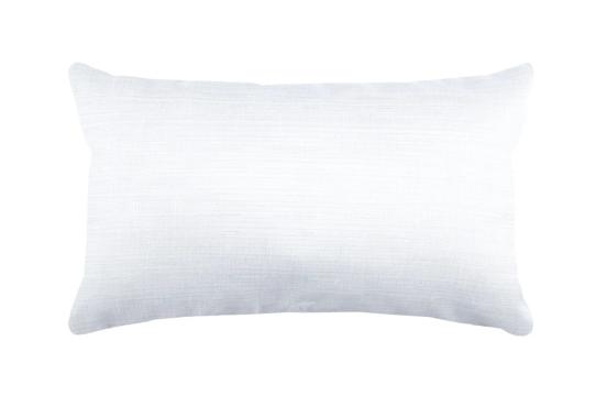 Perna decorativa Bea 30x50 cm, culoare alb, 100% poliester de la URBANIX SRL