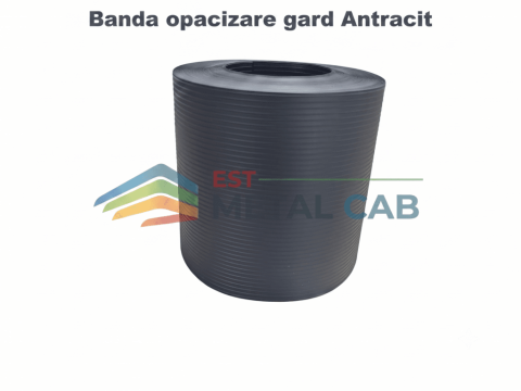 Banda opacizare Antracit 190 mm de la Est Metalcab