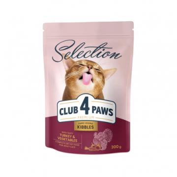 Hrana pisici Club 4 Paws Cat adult Selection curcan 300g de la Club4Paws Srl