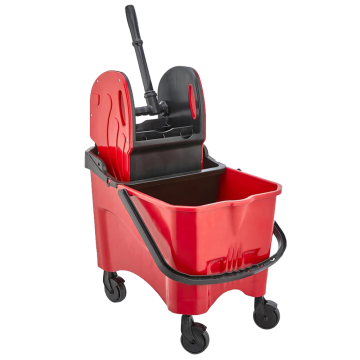 Carucior curatenie profesional pentru mop plat de la Sanito Distribution Srl