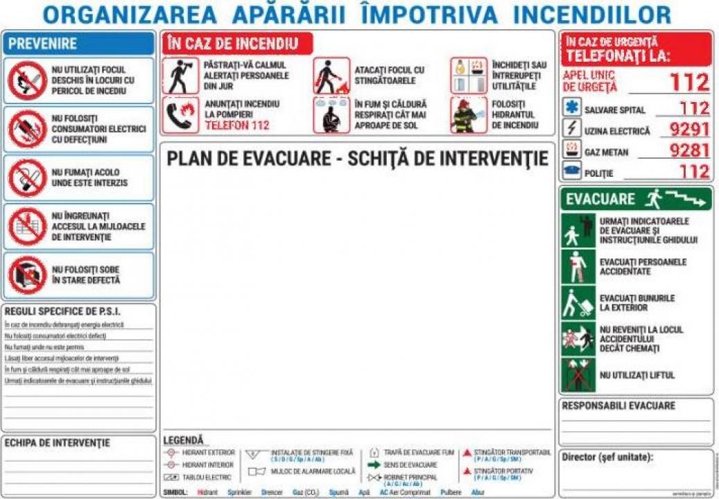 Plan Evacuare - Organizarea Apararii Impotriva Incendiilor - Bucuresti ...